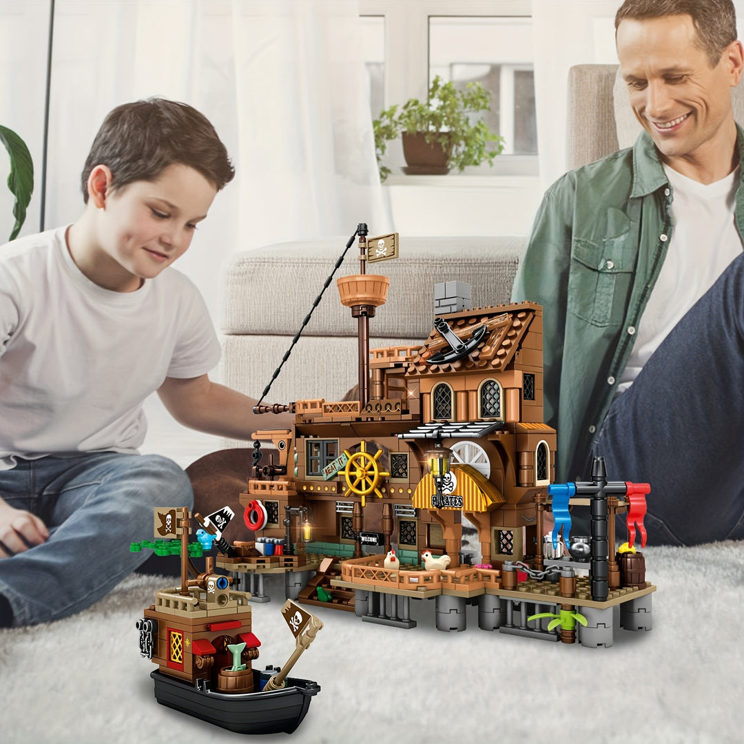 PirateForge™ – Piratenschip Bouwblokken – Avontuurlijke Constructieset
