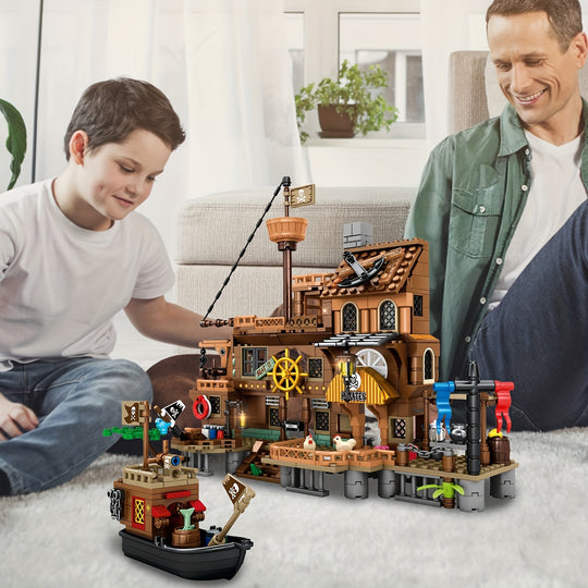 PirateForge™ – Piratenschip Bouwblokken – Avontuurlijke Constructieset