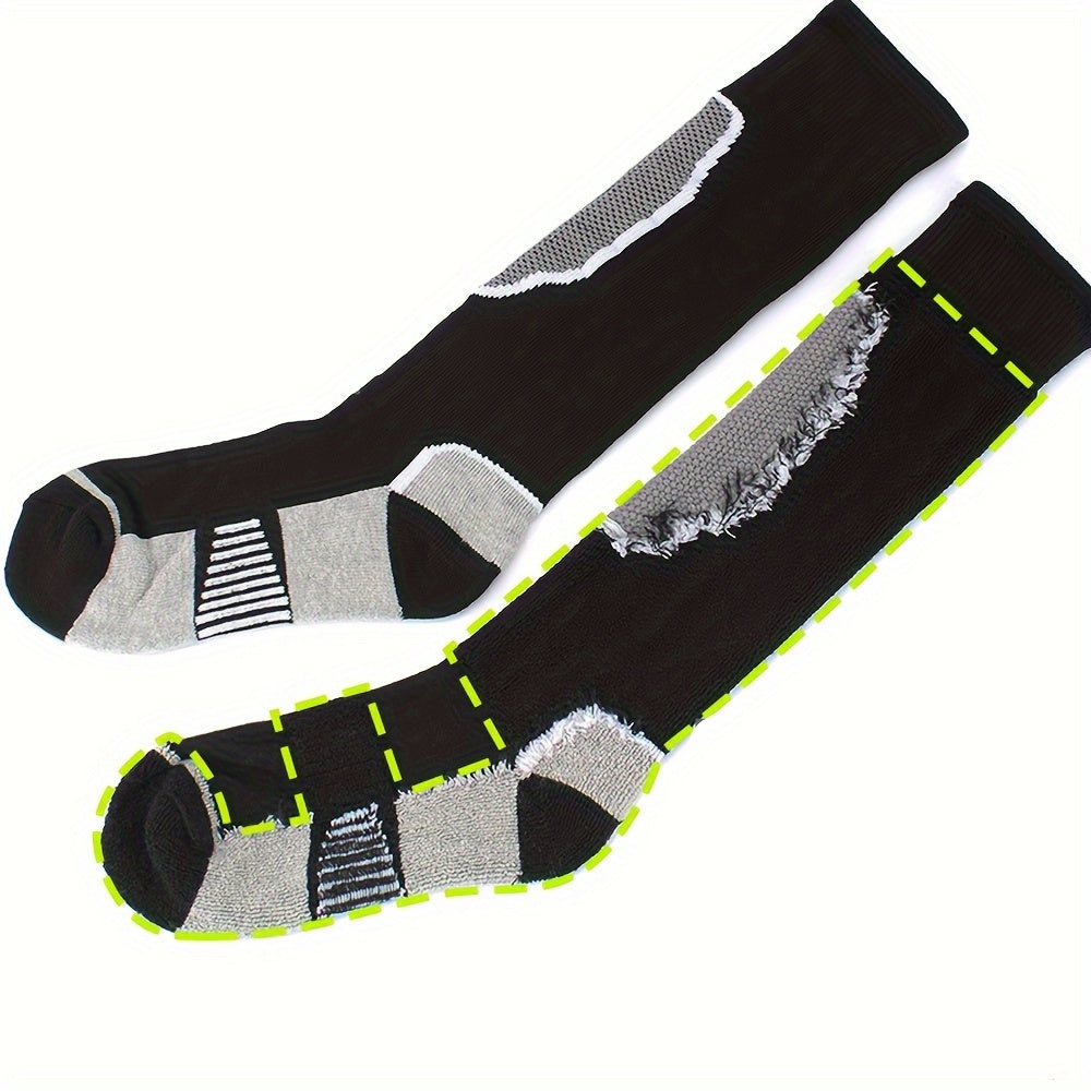 GeoSport™ – Kindersokken – Warme Ski & Outdoor Crew Socks (7–12 Jaar)