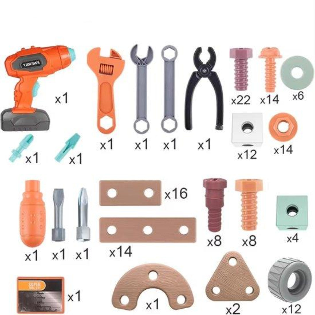 HandyHeroes™ – Gereedschapskoffer voor Kinderen – Educatief Doe-Het-Zelf Speelgoed