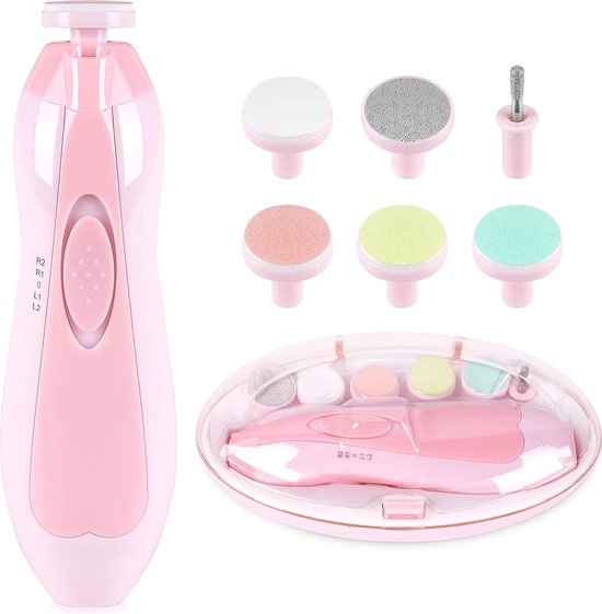 SafeCare™ Baby Nagelvijlset – Elektrisch, Veilig en Geruisloos Vijlen voor Baby’s