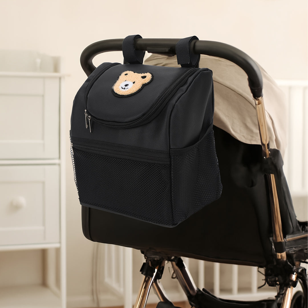 StrollMate™ – Kinderwagen Organizer Tas – Zwart & Multifunctioneel