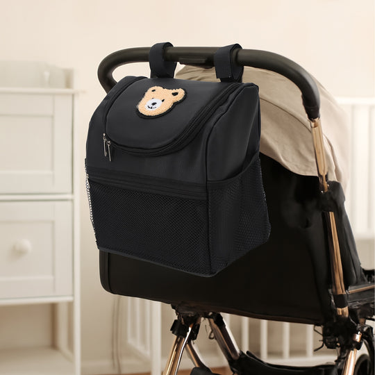 StrollMate™ – Kinderwagen Organizer Tas – Zwart & Multifunctioneel