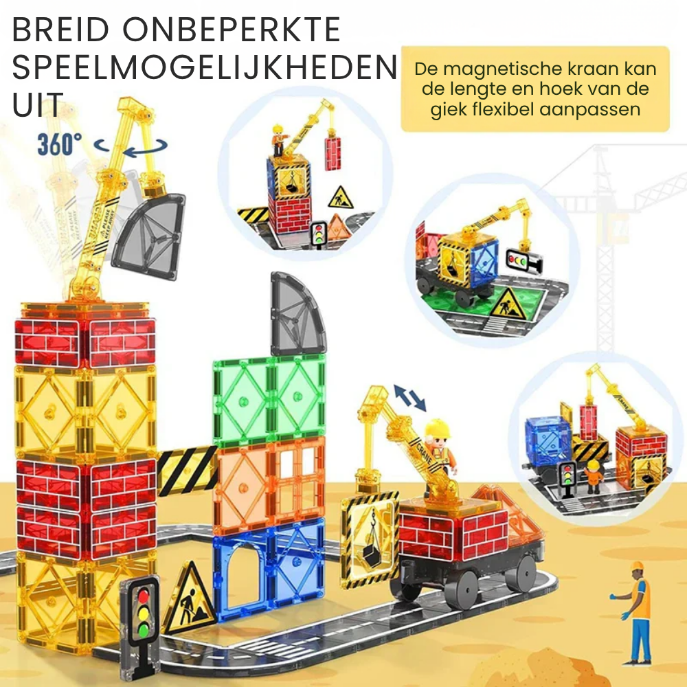 MagnaDrive – Magnetische Tegels Autoset