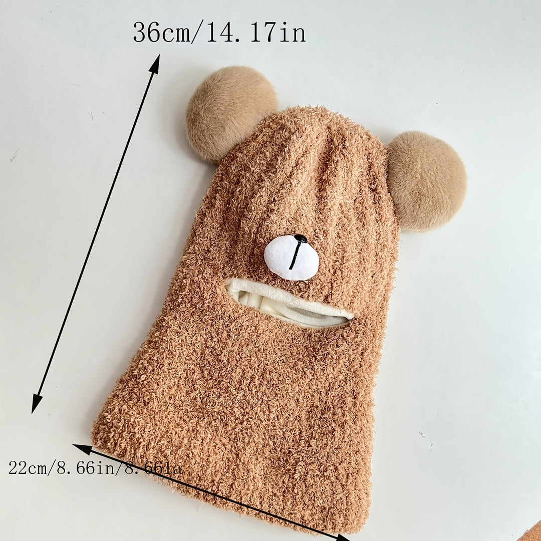 WinterBear™ – Babymuts & Sjaal Set – Hooded Balaclava met Oortjes