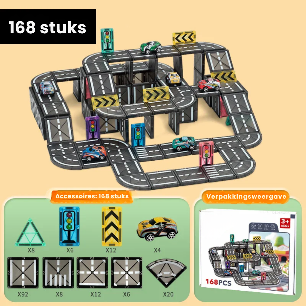 MagnaDrive – Magnetische Tegels Autoset