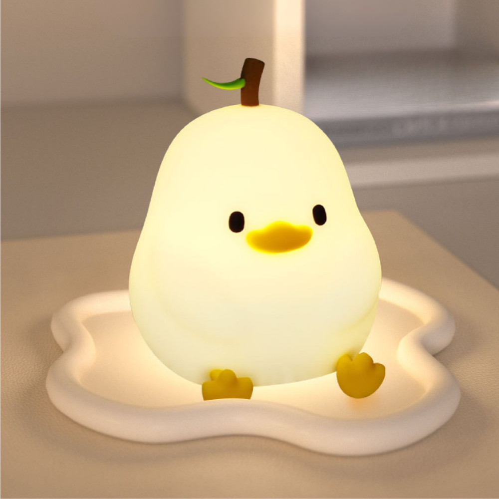 DuckGlow – Siliconen Eend Nachtlamp met Touchbediening