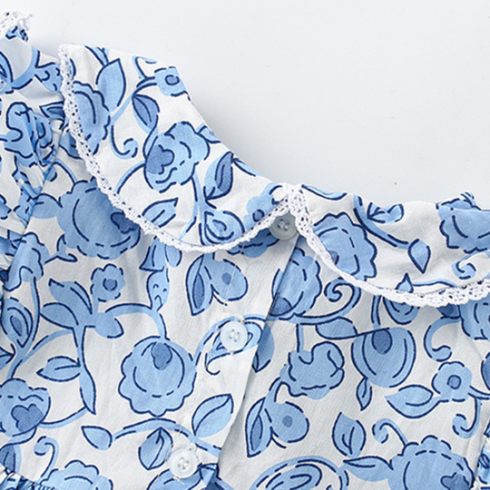 Embla – Bloemen Kraag T-shirt