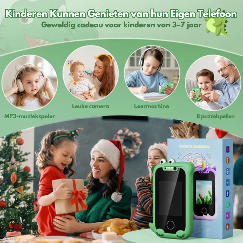 PlayTalk™ – Interactieve Kindertelefoon met Camera & Muziek