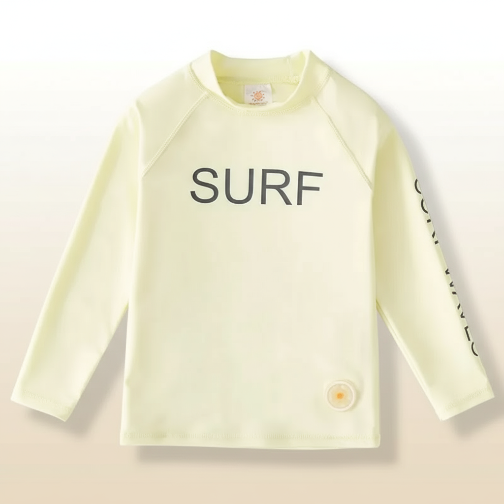 WaveGuard – Kinder Surfshirt met Lange Mouwen en UPF 50+
