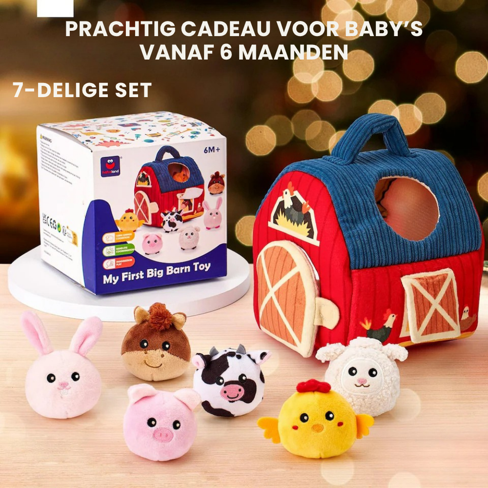 BarnPlay – Zachte Boerderij Speelset met Knuffeldieren