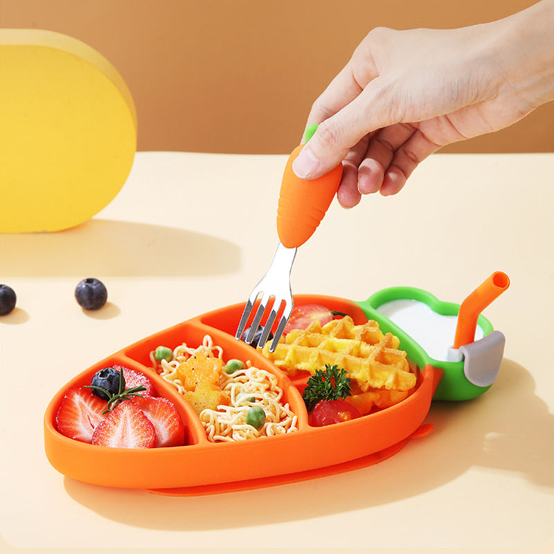 StickySnack™ – De Siliconen Eetset voor Baby’s Peuters.