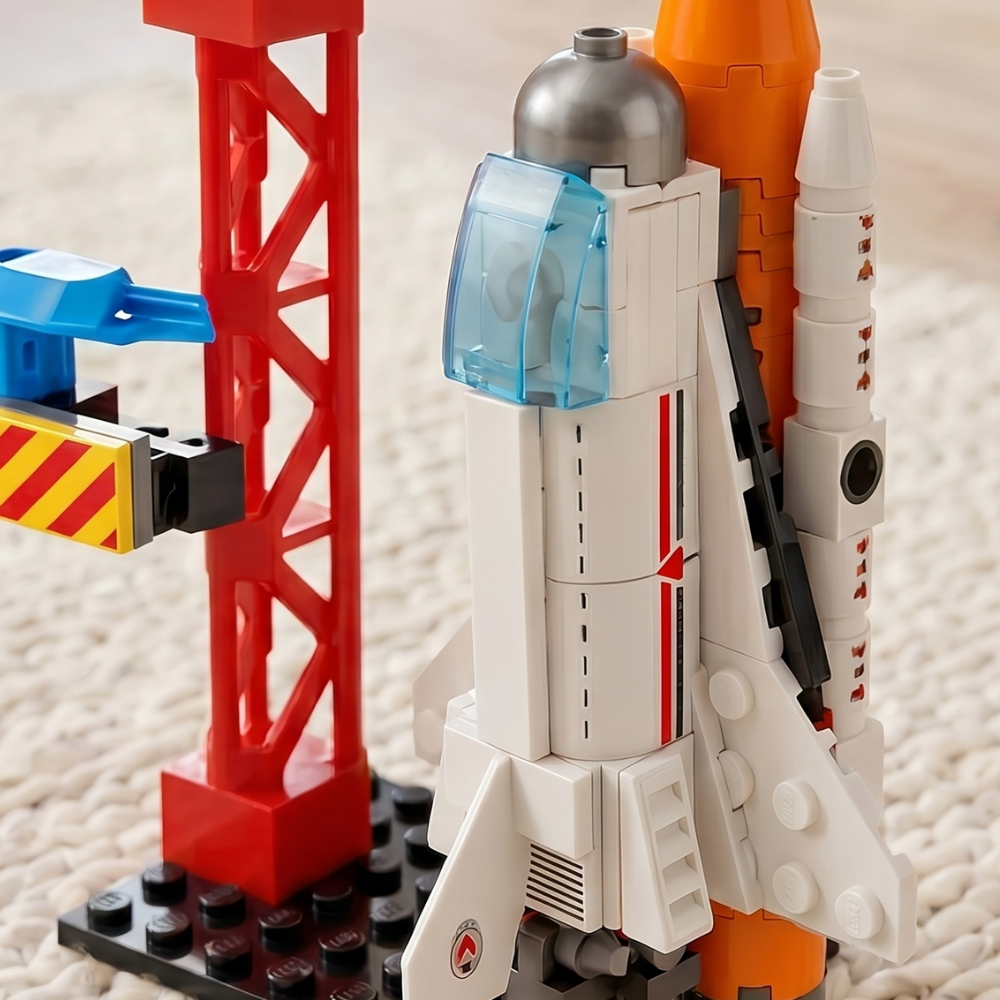 GalaxyBuilder – Ruimte Shuttle, Raket & Spacecraft Bouwset (79–130 Stuks)