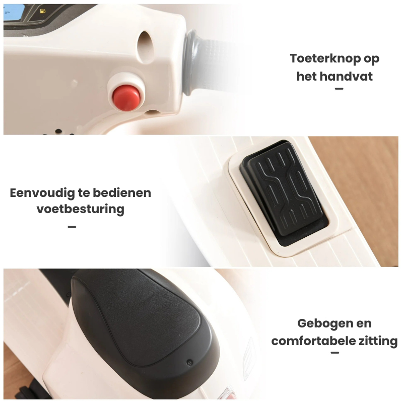 Milo & Moon® MiniRider – Elektrische Speelgoed Scooter voor Kinderen