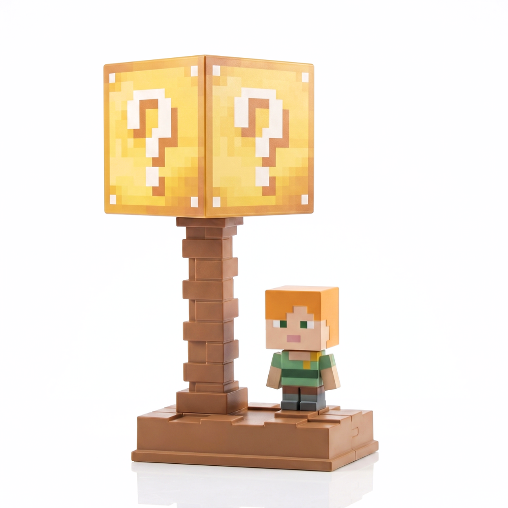 PixelGlow – Pixel Block Tafellamp met Game Design