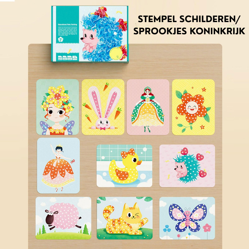 TinyArtists™ – DIY Creatieve Kunstset – Educatief Speelgoed Meisjes