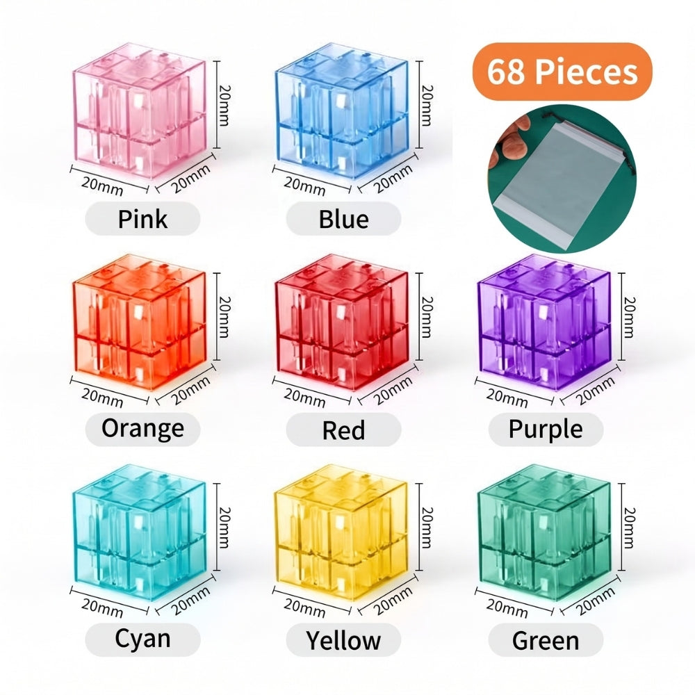 CubeMath – Transparante Magnetische Kubussen