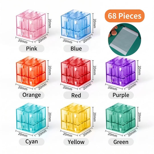 CubeMath – Transparante Magnetische Kubussen