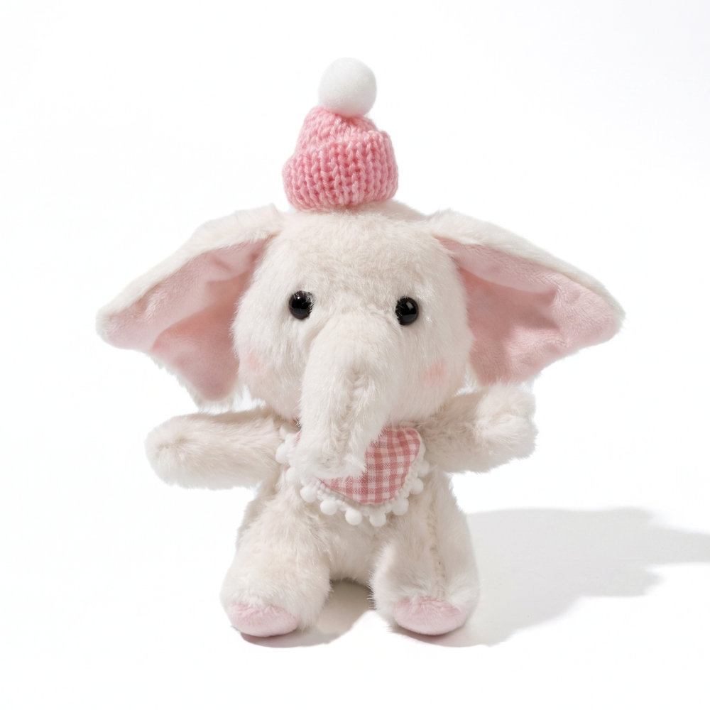 EleCuddle – Winter Olifant Knuffel Sleutelhanger