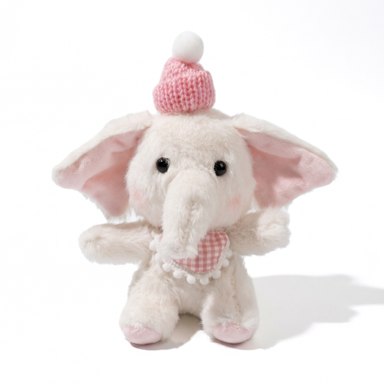 EleCuddle – Winter Olifant Knuffel Sleutelhanger