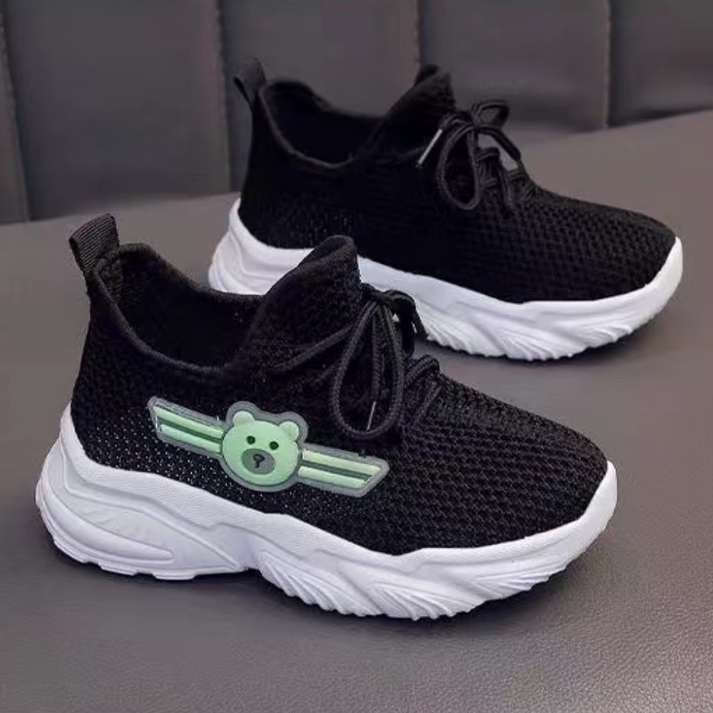 BearAir – Kinder Mesh Sneakers met Cartoon Design