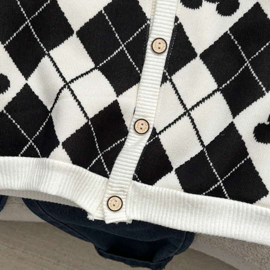 CozyKnit – Kinder Vest met Knopen voor Jongens en Meisjes
