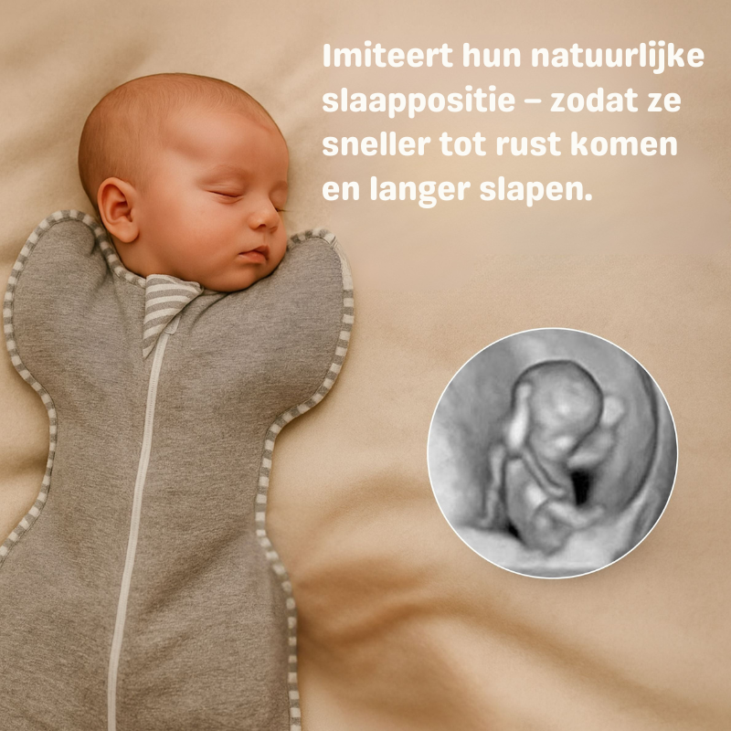 Milowrap™ – Zachte Arms-Up Inbakerslaapzak voor Baby’s