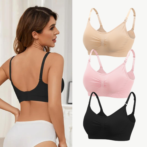 MamáEase™ 3-Delige Voedingsbh 3pack