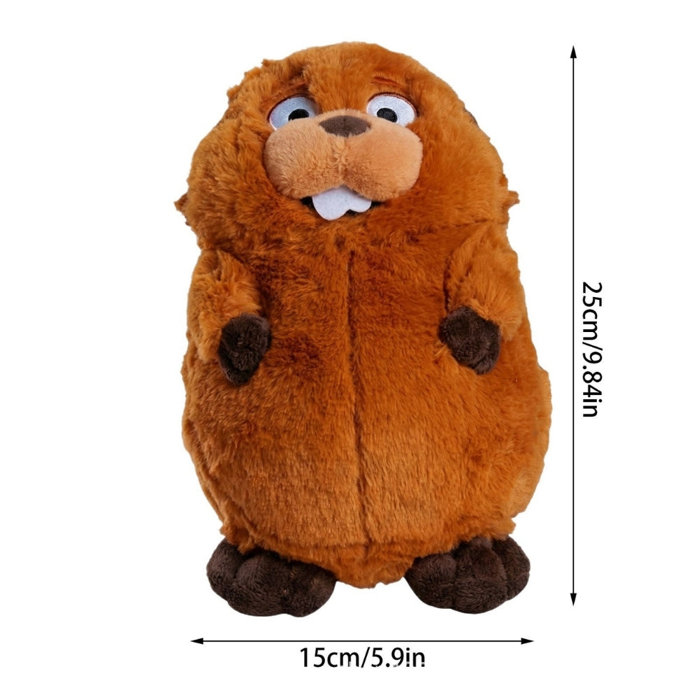<font dir="auto" style="vertical-align: inherit;"><font dir="auto" style="vertical-align: inherit;">Nouveau projet transfrontalier de transformation de castor en peluche Hoppers, jouet en peluche, poupée animée, peluche</font></font>