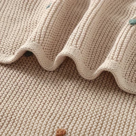 CozyCotton – Zachte Katoenen Gebreide Deken – Comfort voor Baby’s