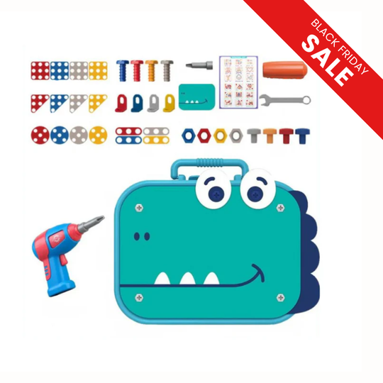 BricoKids™- uitgebreide Montessori set - gereedschappen en puzzels