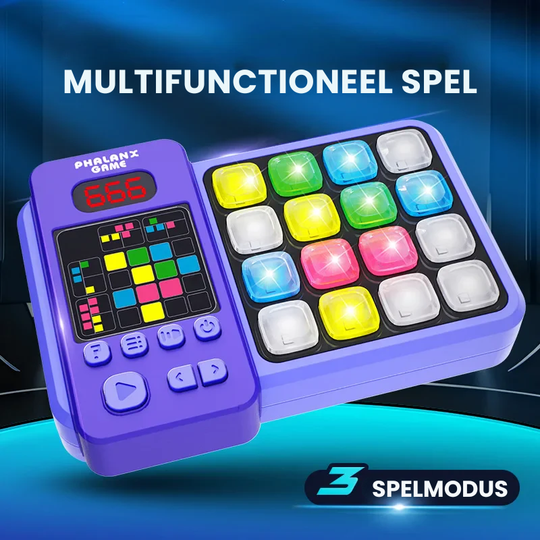 RhythmRush™ – Spelenderwijs & Ritmisch – Stressverlichtend Spelconsole