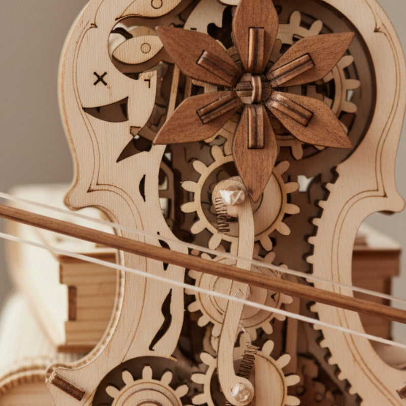CelloMelody – DIY 3D Houten Cello Muziekdoos