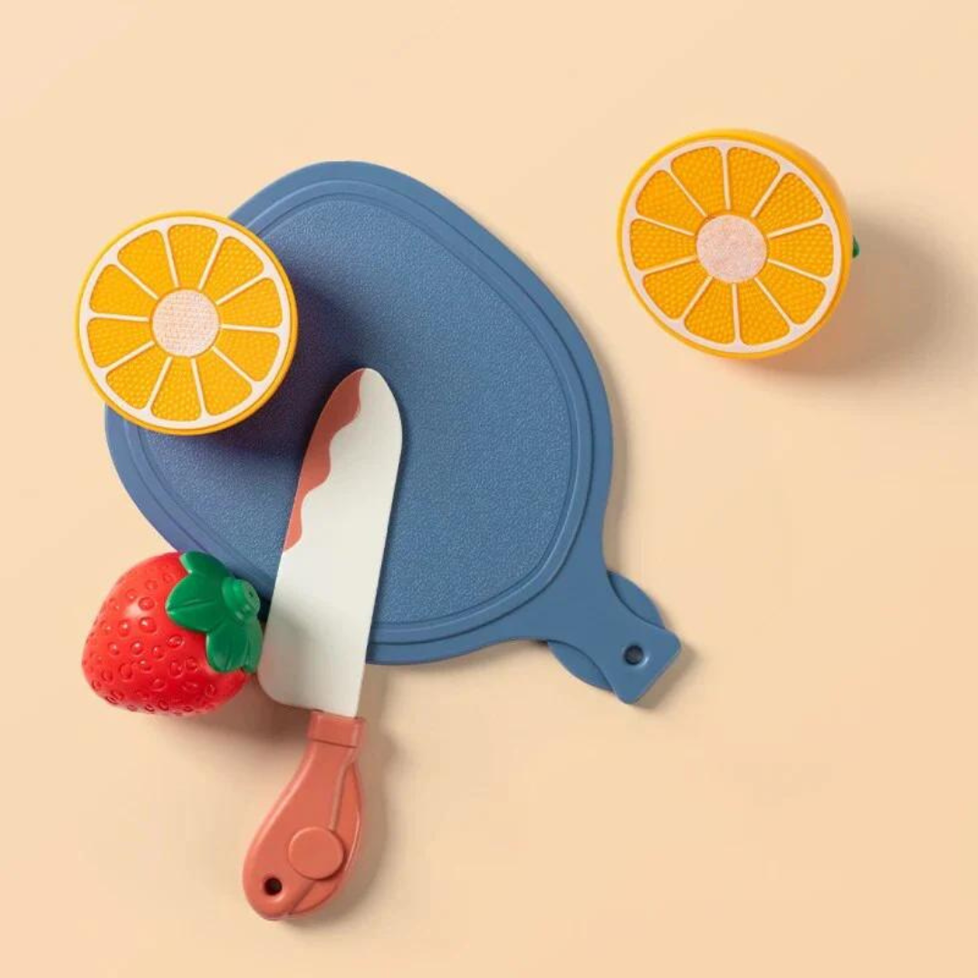 Educatief Montessori Houten Fruitsnijset – Miloleafs