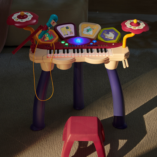 <font dir="auto" style="vertical-align: inherit;"><font dir="auto" style="vertical-align=" inherit>Mini piano électronique pour enfants Babycare, un jouet musical pour débutants, adapté aux garçons et aux filles.</font></font>