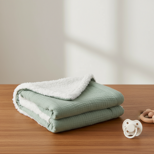 CozyBear – Warm & Ademend Baby Deken