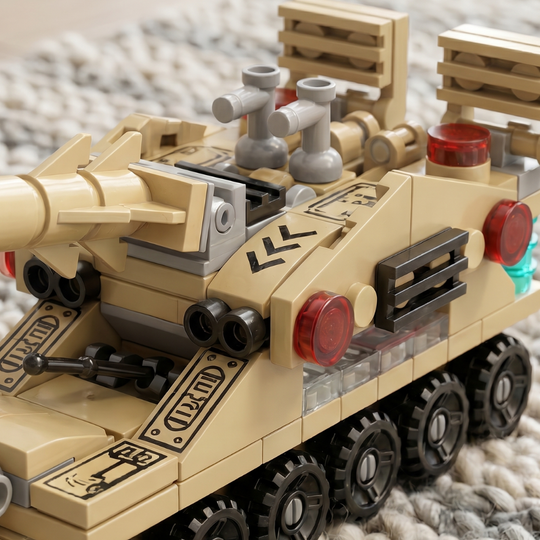TacticalBuilder – 6-in-1 Militair Voertuig Bouwset (135–139 Stuks)