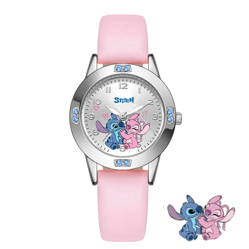StitchTime™ – Stitch & Mickey Minnie Quartz Horloge