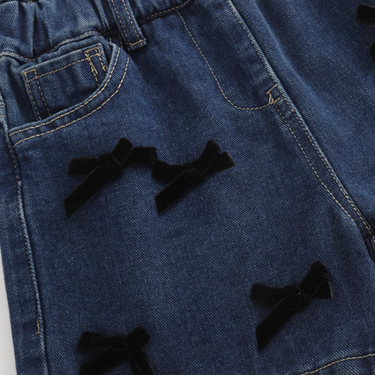 Kajsa – Strik Denim Broekjes