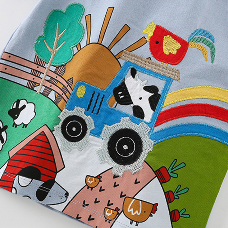 Dario – Boerderij Print T-shirt