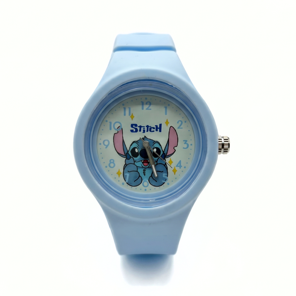 StitchGlow – Stitch Kinderhorloge met Pastel Design