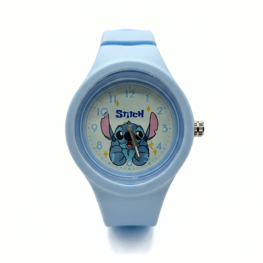 StitchGlow – Stitch Kinderhorloge met Pastel Design