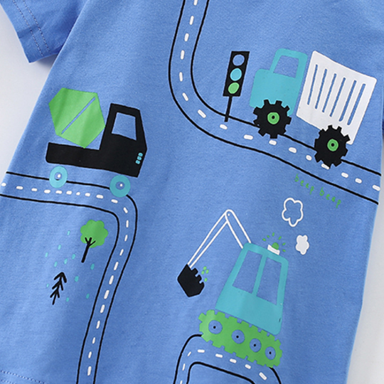 Fabio – Bouwvoertuig T-shirt