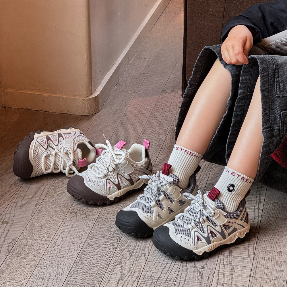 AirTrek – Kinder Dubbel Mesh Outdoor Sneakers