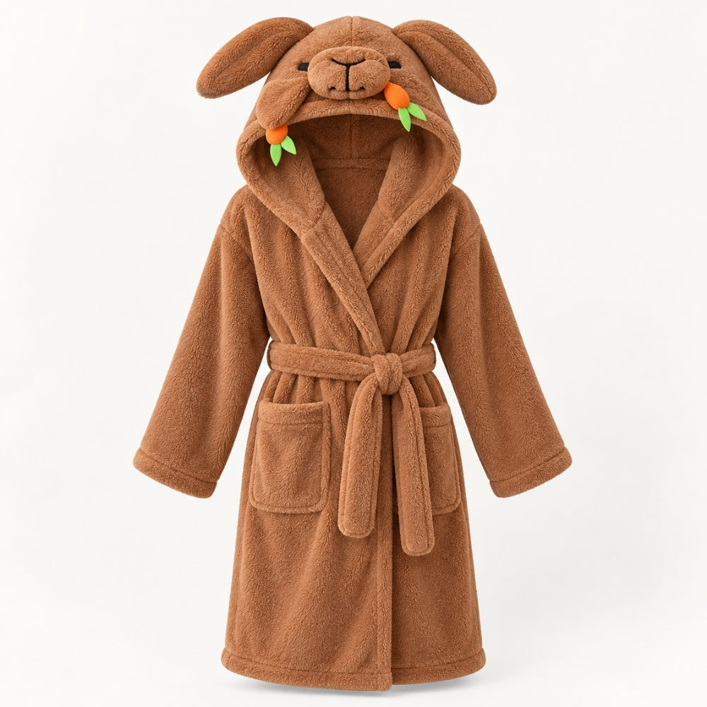 CuddleCape – Zachte Kinderbadcape met Dierenprint