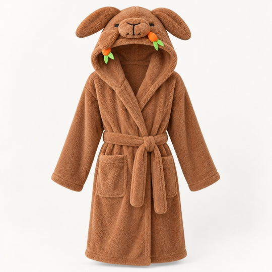 CuddleCape – Zachte Kinderbadcape met Dierenprint