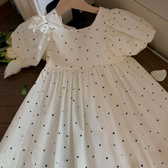 BowBloom kinderjurk met dubbele strikken - Milo & Moon