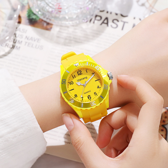 CandyTick – Pastel Quartz Horloge met Siliconen Band