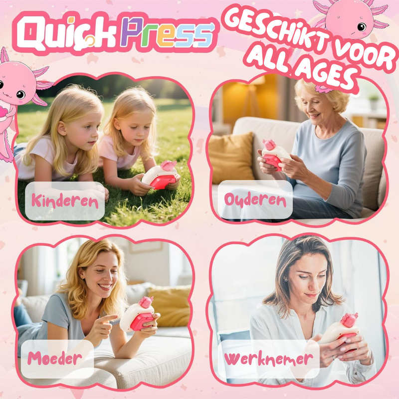 JoyPop™ – Fidget Spelconsole voor Peuters, Educatief en Sensorisch