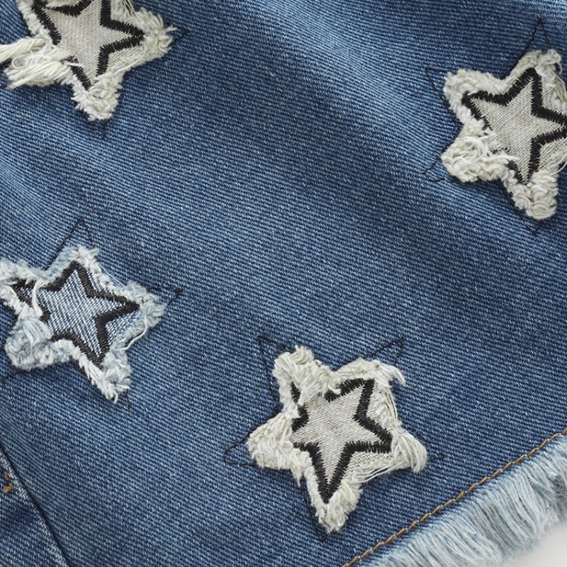 Linnea – Denim Sterren Broekjes